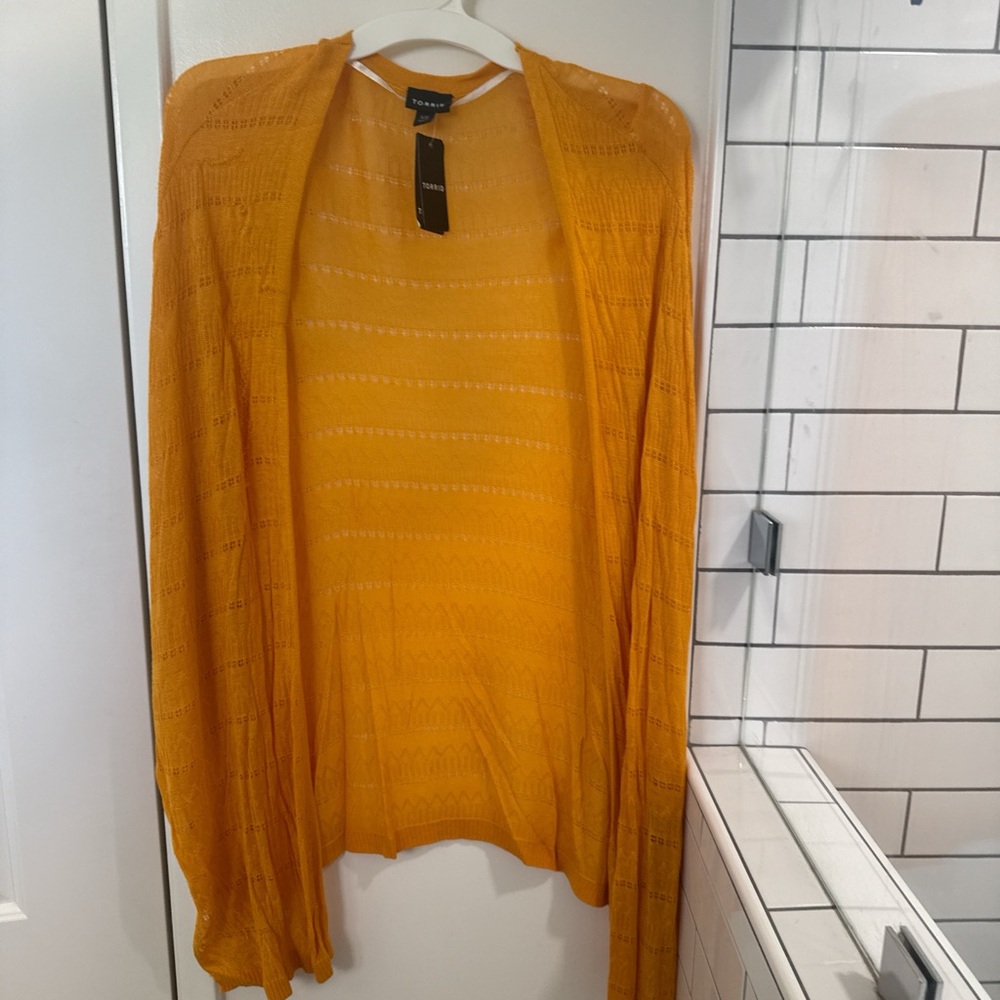 Torrid Women's Yellow Cardigan